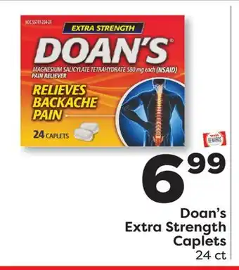 Weis Markets Doan's Extra Strength Caplets offer