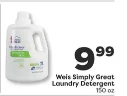 Weis Markets Weis Simply Great Laundry Detergent offer