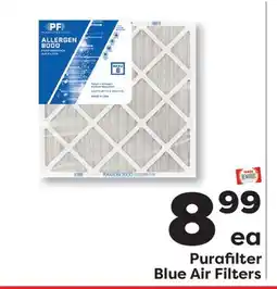 Weis Markets Purafilter Blue Air Filters offer