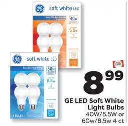 Weis Markets GE LED Soft White Light Bulbs offer