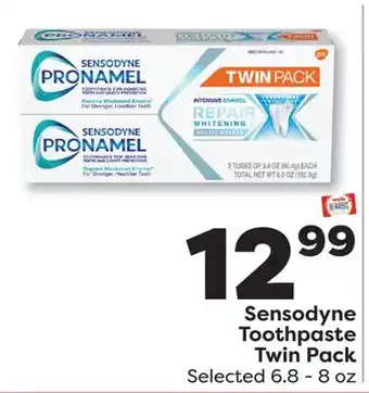 Weis Markets Sensodyne Toothpaste Twin Pack offer