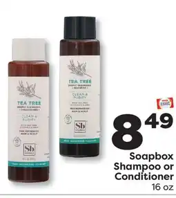 Weis Markets Soapbox Shampoo or Conditioner offer