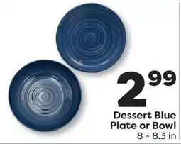 Weis Markets Dessert Blue Plate or Bowl offer