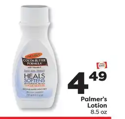 Weis Markets Palmer's Lotion offer