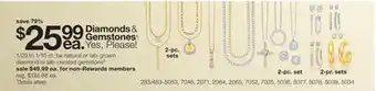 JC Penney 1/20 to 1/10 ct. tw natural or lab-grown diamond or lab-created gemstone offer