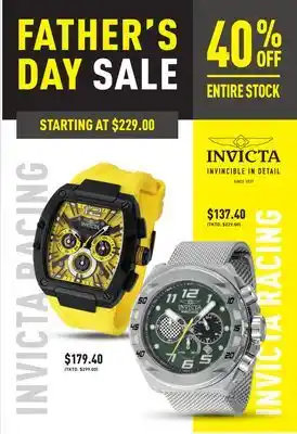 Boscov's Invicta offer