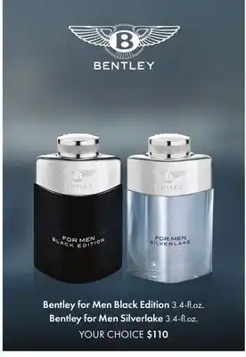 Boscov's Bentley for Men Black Edition3.4-fl .oz. Bentley for Men Silverlake3.4-fl .oz offer