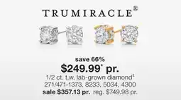 JC Penney 1/2 ct. t.w. lab-grown diamond‡ offer