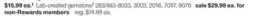 JC Penney Lab-created gemstone§ offer
