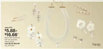JC Penney Bijoux Bar jewelry & hair accessories offer