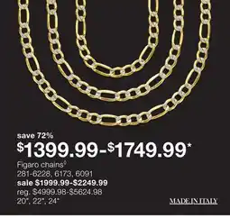 JC Penney Figaro chains◊ offer