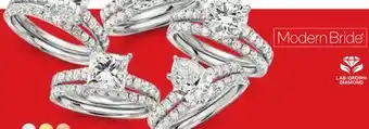 JC Penney 2 ct. t.w. lab-grown diamond 1 ct. center stone◊ Color H-I, Clarity SI1-SI2 offer