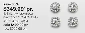 JC Penney 3/8 ct. t.w. lab-grown diamond‡ offer