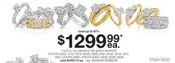 JC Penney 1 to 2 ct. t.w. natural or lab-grown diamond‡ offer
