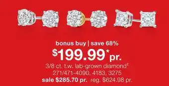 JC Penney 3/8 ct. t.w. lab-grown diamond‡ offer