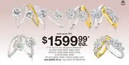 JC Penney 2-1/7 to 3 ct. t.w. lab-grown diamond‡◊ offer