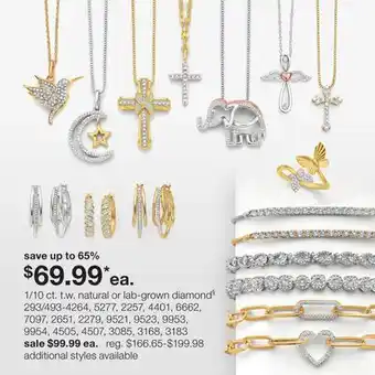 JC Penney 1/10 ct. t.w. natural or lab-grown diamond§ offer