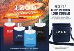 Boscov's IZOD SALTWATER COLLECTION offer