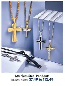 Boscov's Stainless Steel Pendants offer
