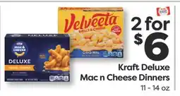 Weis Markets Kraft Deluxe Mac n Cheese Dinners offer