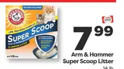 Weis Markets Arm & Hammer Super Scoop Litter offer