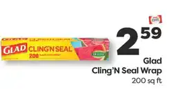 Weis Markets Glad Cling'N Seal Wrap offer