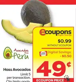 Weis Markets Hass Avocados offer