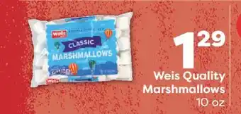 Weis Markets Weis Quality Marshmallows offer