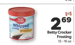 Weis Markets Betty Crocker Frosting offer