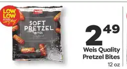 Weis Markets Weis Quality Pretzel Bites offer