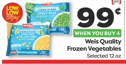 Weis Markets Weis Quality Frozen Vegetables offer