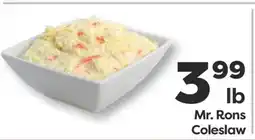 Weis Markets Mr. Rons Coleslaw offer