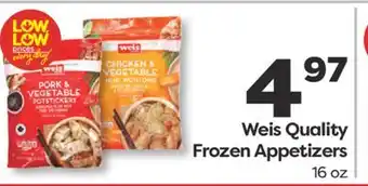 Weis Markets Weis Quality Frozen Appetizers offer