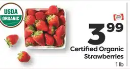 Weis Markets Certified Organic Strawberries offer
