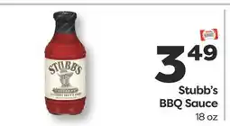 Weis Markets Stubb's BBQ Sauce offer