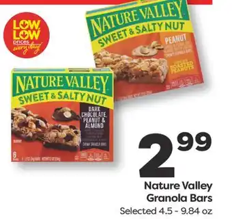 Weis Markets Nature Valley Granola Bars offer