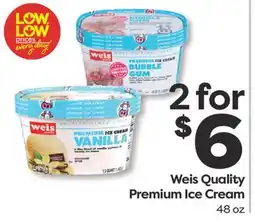 Weis Markets Weis Quality Premium Ice Cream offer