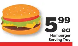 Weis Markets Hamburger Serving Tray offer