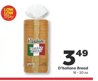 Weis Markets D'italiano Bread offer