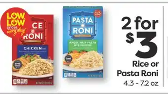 Weis Markets Rice or Pasta Roni offer