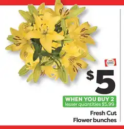 Weis Markets Fresh Cut Flower bunches offer