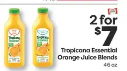 Weis Markets Tropicana Essential Orange Juice Blends offer