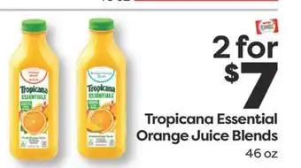 Weis Markets Tropicana Essential Orange Juice Blends offer