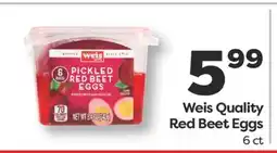 Weis Markets Weis Quality Red Beet Eggs offer