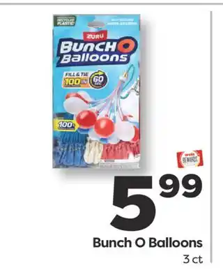 Weis Markets Bunch O Balloons offer