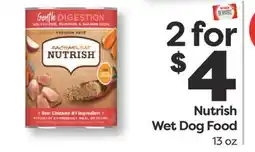Weis Markets Nutrish Wet Dog Food offer