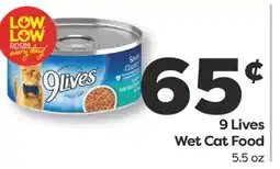Weis Markets 9 Lives Wet Cat Food offer
