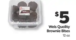 Weis Markets Weis Quality Brownie Bites offer