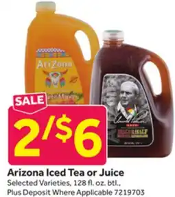 Stop&Shop Arizona Iced Tea or Juice offer