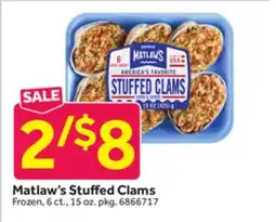 Stop&Shop Matlaw's Stuff ed Clams offer